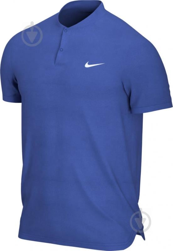 Поло Nike M NKCT DRY POLO BLADE AQ7732-480 р.XL синий - фото 3