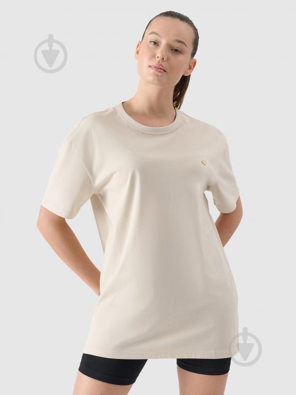 Футболка 4F TSHIRT U1972 4FWSS25TTSHU1972-12S р.S бежевый - фото 6 Футболка 4F TSHIRT U1972 4FWSS25TTSHU1972-12S р.S бежевый - фото 6