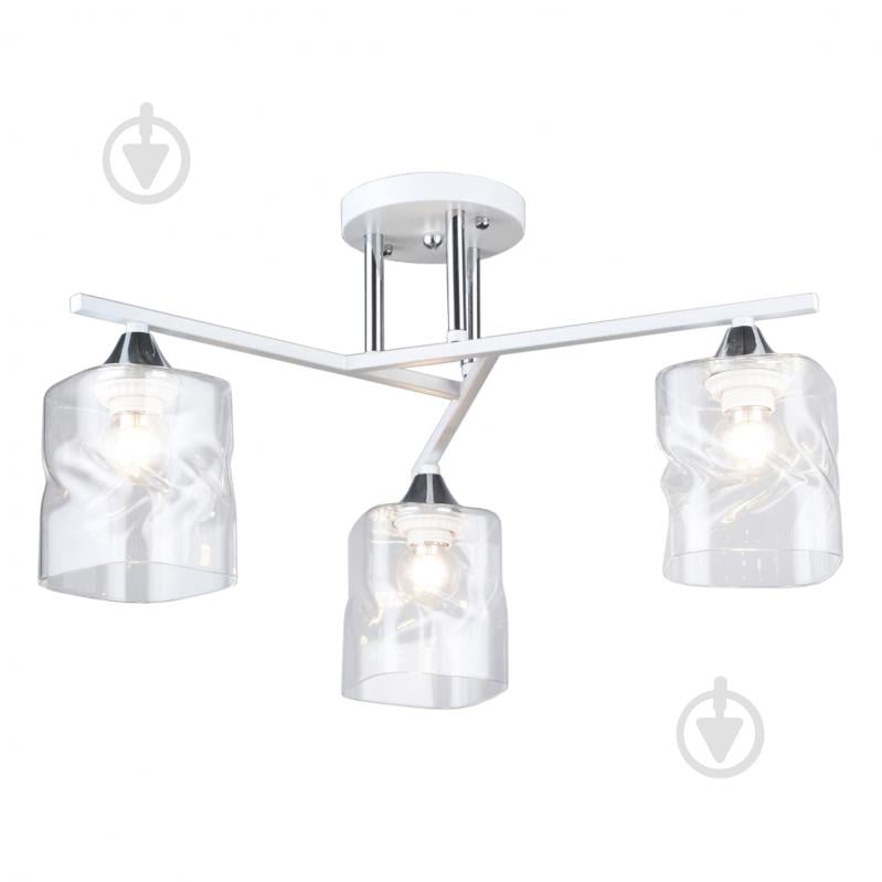 Люстра стельова Victoria Lighting 3x60 Вт E27 білий Lisbon/PL3 white - фото 1