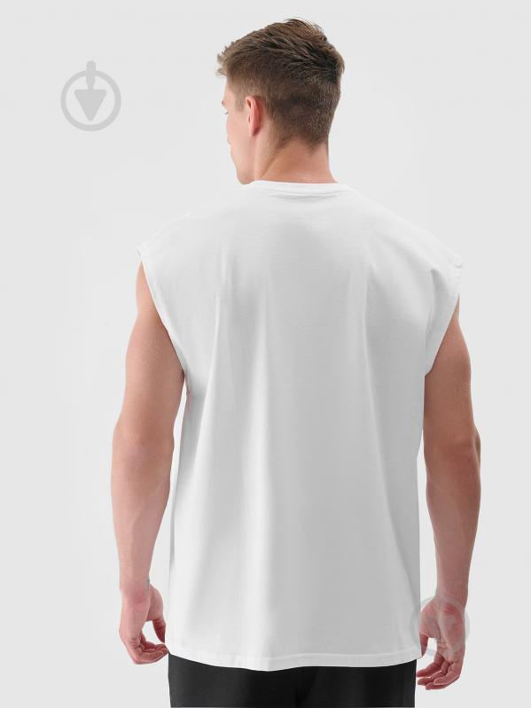 Футболка 4F SLEEVELESS M148 4FRSS24TSLEM148-10S р.S белый - фото 2 Футболка 4F SLEEVELESS M148 4FRSS24TSLEM148-10S р.S белый - фото 2