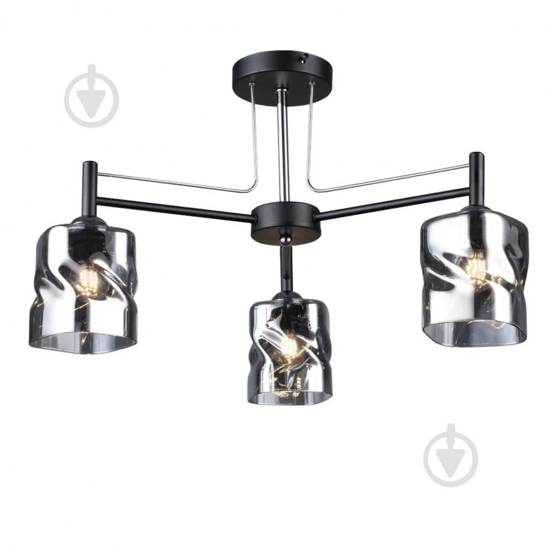 Люстра потолочная Victoria Lighting 3x60 Вт E27 черный Person/PL3 black - фото 1 Люстра потолочная Victoria Lighting 3x60 Вт E27 черный Person/PL3 black - фото 1
