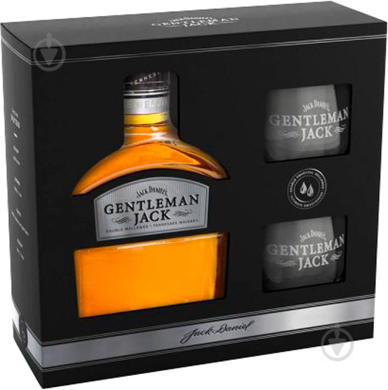 Виски Jack Daniel's Gentleman jack з бокалами 0,7 л - фото 2