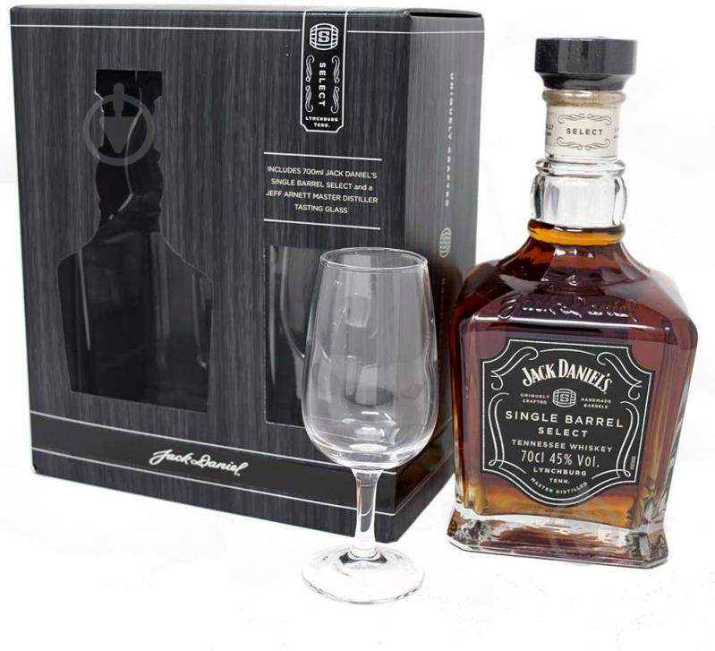 Виски Jack Daniel's Single Barrel с бокалом для дегустации 0,7 л - фото 5