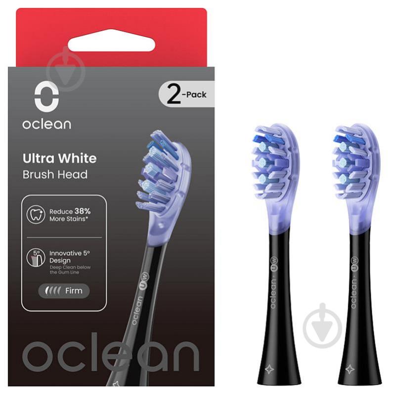 Насадка для электрической зубной щетки Oclean Ultra White Brush Head UW01 B02 2 шт. - фото 1