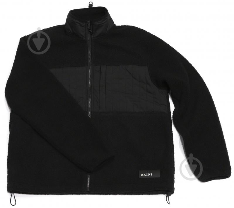 Куртка чоловіча Rains FLEECE JACKET 18520-01 р.M-L чорна - фото 2