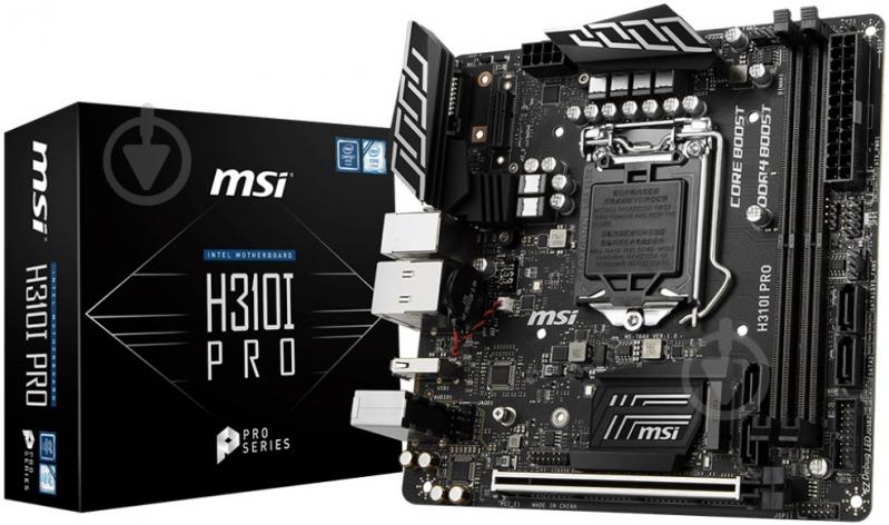 Материнская плата MSI H310I Pro (Socket 1151, Intel H310, mini ITX) - фото 2