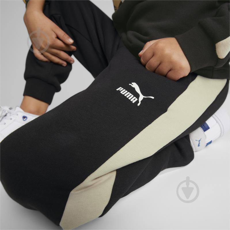 Штани Puma T7 PUMAMATES SWEATPANTS TR 53847301 р. 110 чорний - фото 4