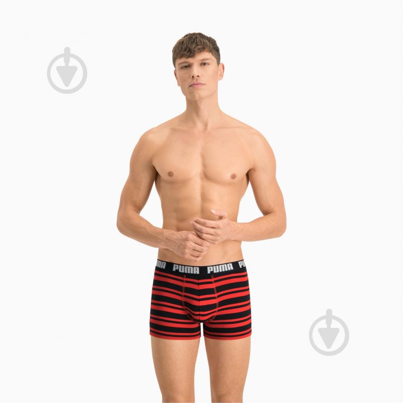 Труси чоловічі Puma 90783807 M червоний/чорний - фото 1 Труси чоловічі Puma 90783807 M червоний/чорний - фото 1