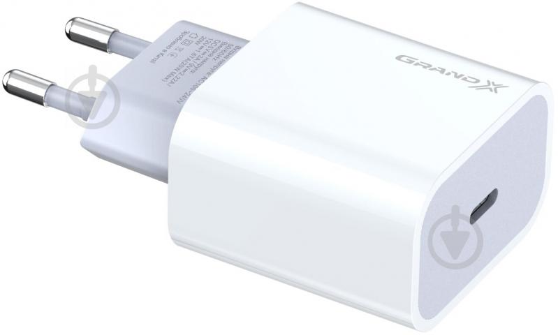 Зарядное устройство Grand-X CH-770 20W PD 3.0 USB-C для Apple iPhone и Android QC4.0,FCP,AFC - фото 3