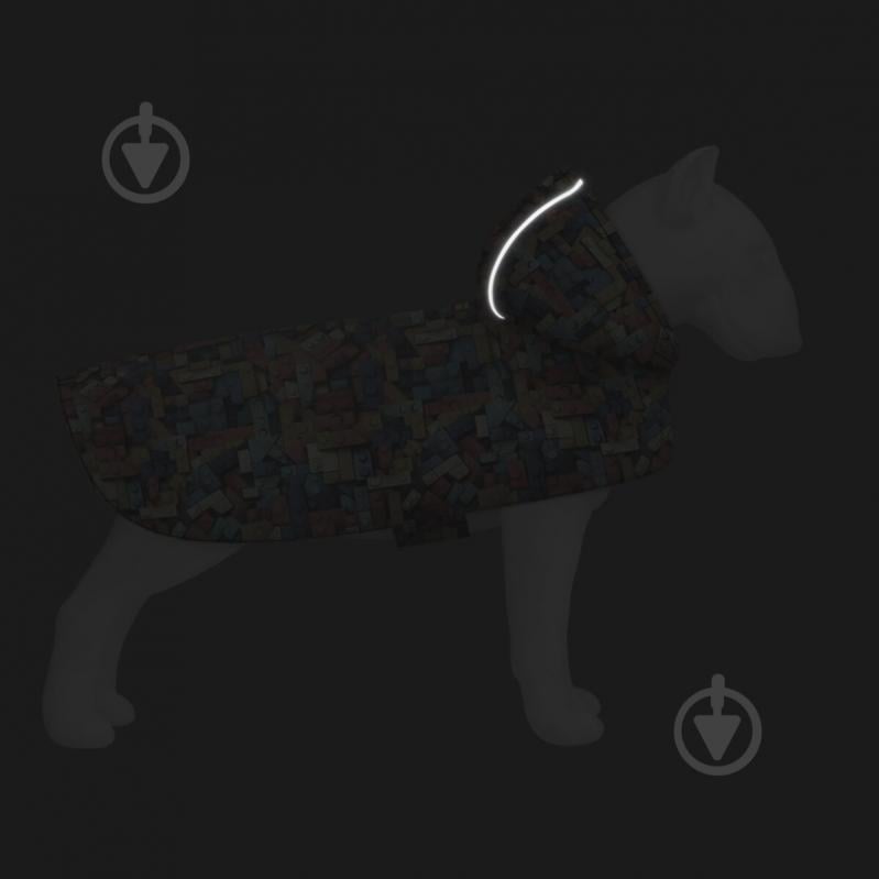 Дощовик Waudog малюнок "Блоки" XS А 26-29 см B 32-41 см С 21-26 см - фото 5 Дощовик Waudog малюнок "Блоки" XS А 26-29 см B 32-41 см С 21-26 см - фото 5