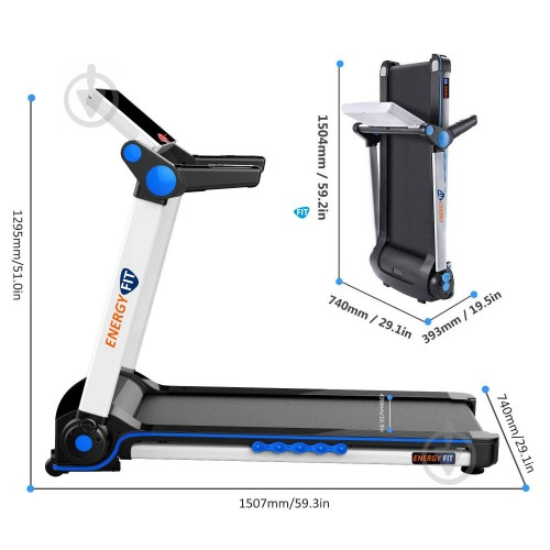 Бігова доріжка EnergyFIT EF-K577 (EF-K577) - фото 3