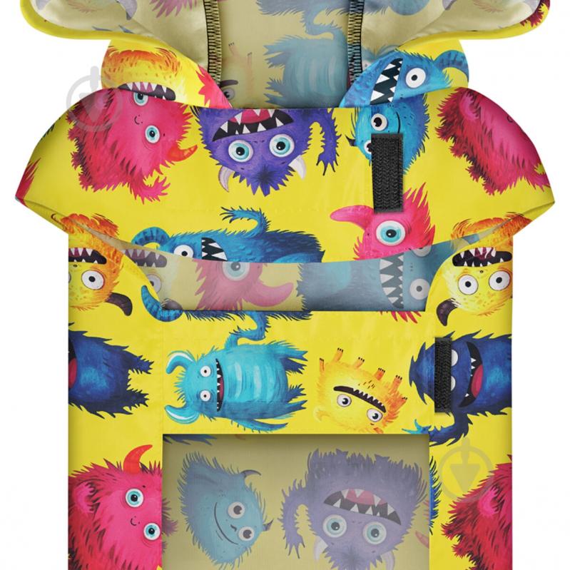 Дождевик Waudog рисунок "Мохнатые монстры" S А 32-35 см B 41-52 см С 26-33 см - фото 4