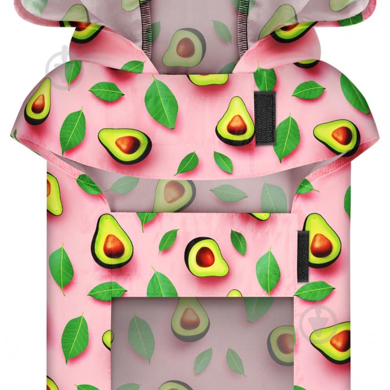 Дождевик Waudog рисунок "Авокадо на розовом" S А 32-35 см B 41-52 см С 26-33 см - фото 4 Дождевик Waudog рисунок "Авокадо на розовом" S А 32-35 см B 41-52 см С 26-33 см - фото 4