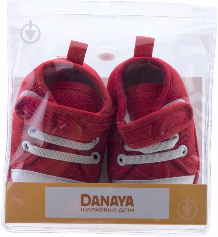 Пинетки детские Danaya K09-B0004 р.18 красный с белым - фото 4