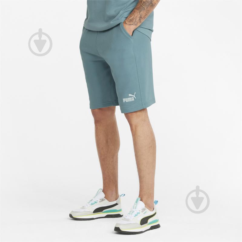 Шорты Puma ESS+ Relaxed Shorts 84741650 р. XL зеленый - фото 1