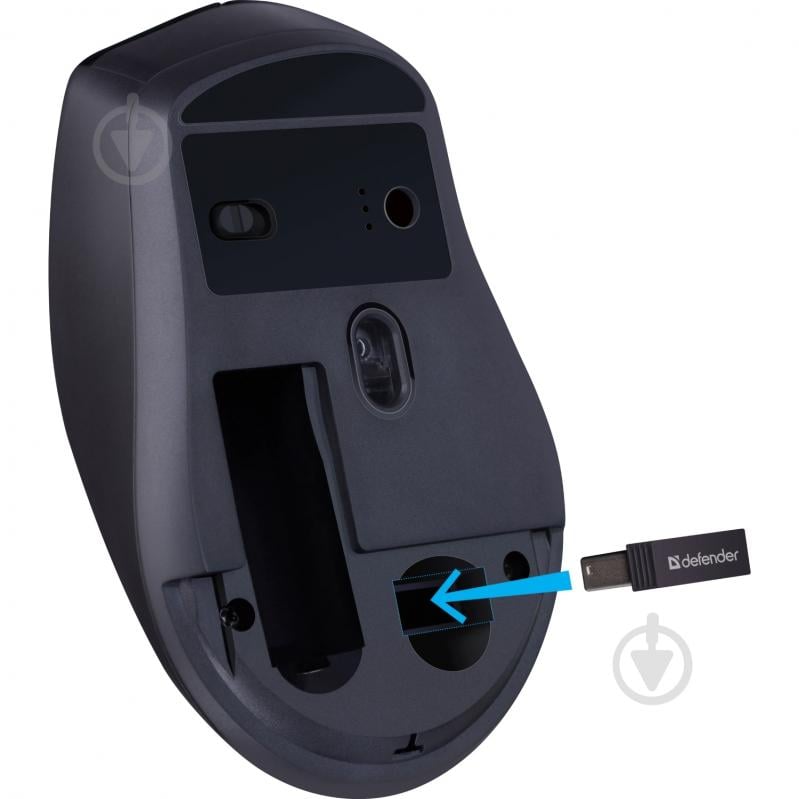 Мышь Defender Effect X MS-095 black (52095) - фото 7 Мышь Defender Effect X MS-095 black (52095) - фото 7