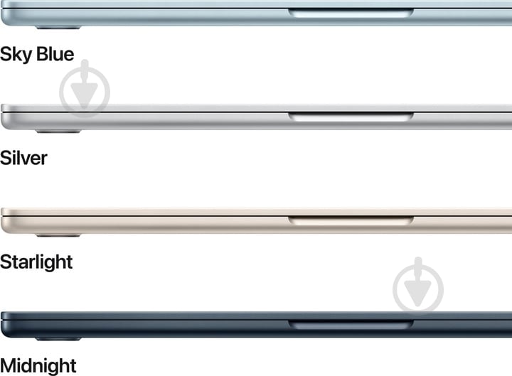 Ноутбук Apple MacBook Air M4 2025 15,3" (MC7D4UA/A) sky blue - фото 4 Ноутбук Apple MacBook Air M4 2025 15,3" (MC7D4UA/A) sky blue - фото 4