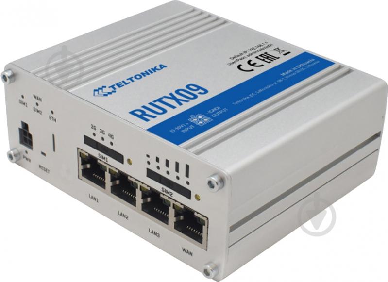 Wi-Fi-роутер Teltonika RUTX09 2G/3G/ LTE Router (RUTX09) - фото 3