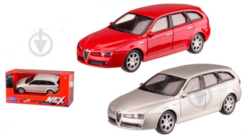 Автомодель Welly 1:43 Alfa 159 Sportwagon в ассортименте 44001CW - фото 1