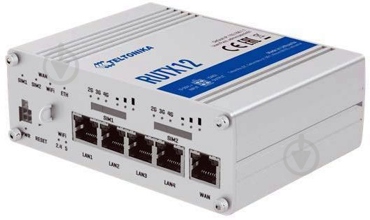 Wi-Fi-роутер Teltonika Dual LTE Cat 6 (RUTX12) - фото 1