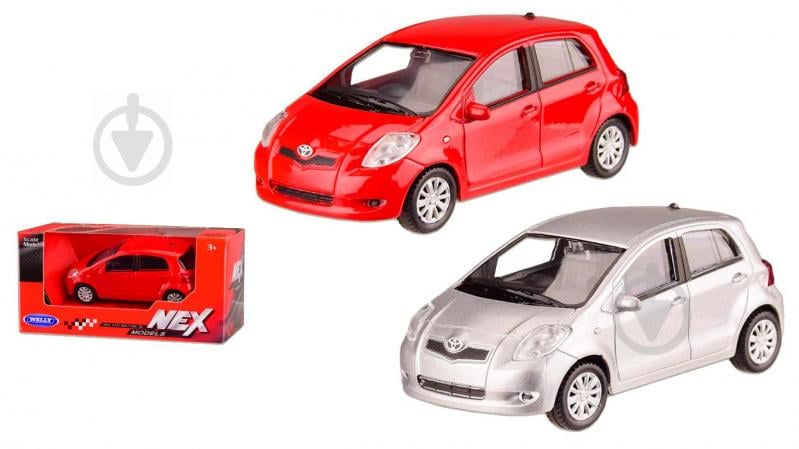 Автомодель Welly 1:43 Toyota Yaris в асортименті 44003CW - фото 1