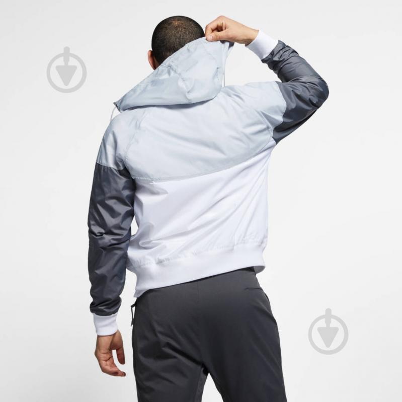 Ветровка мужская демисезонная Nike M NSW HE WR JKT HD AR2191-100 р.XXL белая - фото 5 Ветровка мужская демисезонная Nike M NSW HE WR JKT HD AR2191-100 р.XXL белая - фото 5