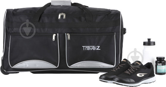 Сумка дорожня TravelZ Wheelbag 90 л чорний 603090 - фото 5