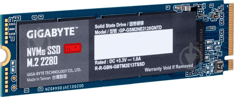 SSD-накопичувач Gigabyte 128GB M.2 PCI Express 3.0 x4 TLC (GP-GSM2NE3128GNTD) - фото 3