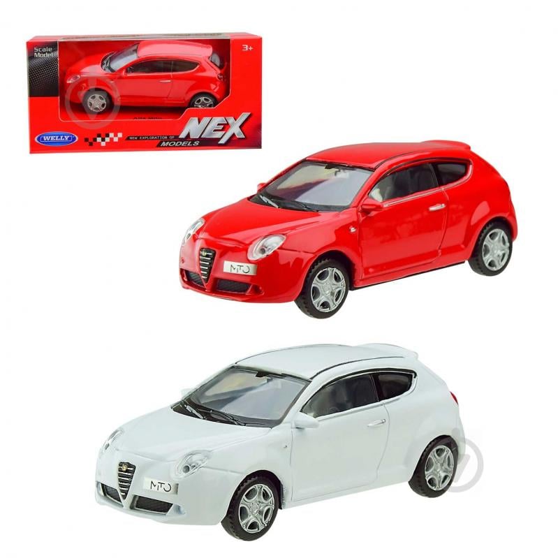 Автомодель Welly 1:43 ALFA ROMEO MITO в ассортименте 44007CW - фото 1