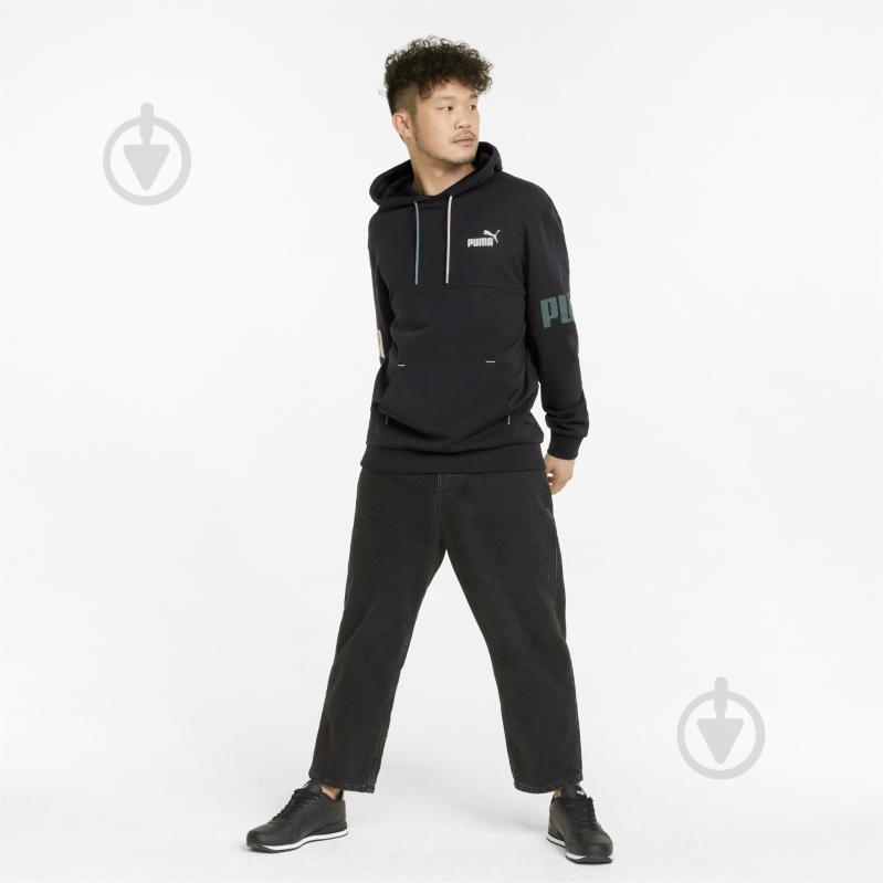 Джемпер Puma POWER Colorblock Hoodie 84800951 р. L чорний - фото 3