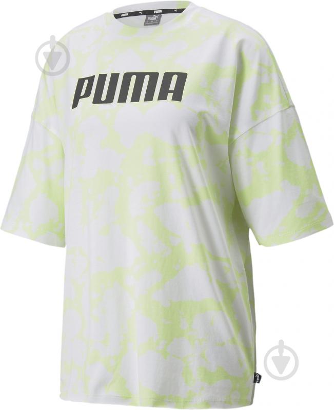 Футболка Puma Summer Graphic Tee 84841136 р.XS салатовий - фото 4