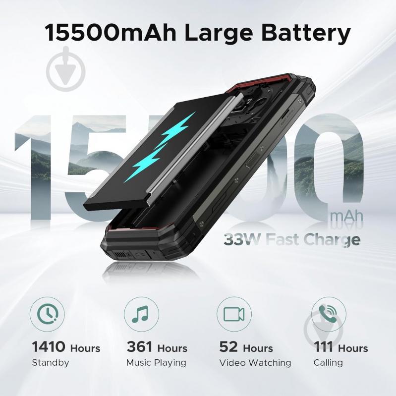 Смартфон Doogee 8/256GB black (Fire_6_Power_8_256_BK) - фото 8