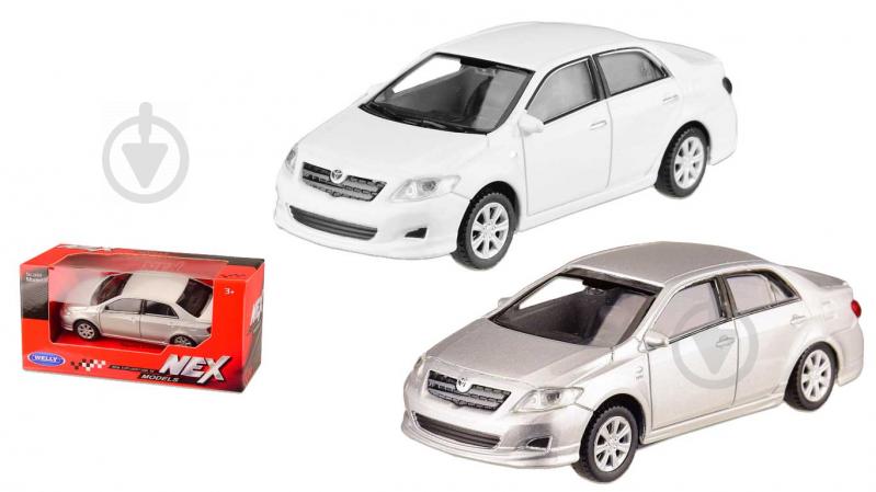 Автомодель Welly 1:43 Toyota Corolla в ассортименте 44015CW - фото 1