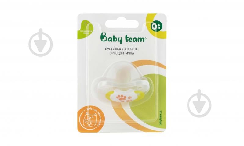 Пустышка Baby Team латексная ортодонтическая 3200 - фото 3