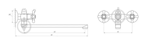 Смеситель для ванны DOMINO EDL-212 - фото 5 Смеситель для ванны DOMINO EDL-212 - фото 5