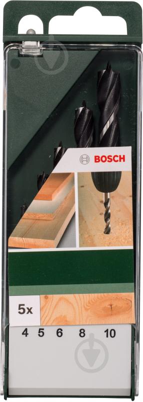 Набор сверл по дереву Bosch 4-10 мм 5 шт. - фото 2