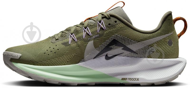 Кроссовки мужские демисезонные Nike REACTX PEGASUS TRAIL 5 DV3864-200 р.44 зеленые - фото 4