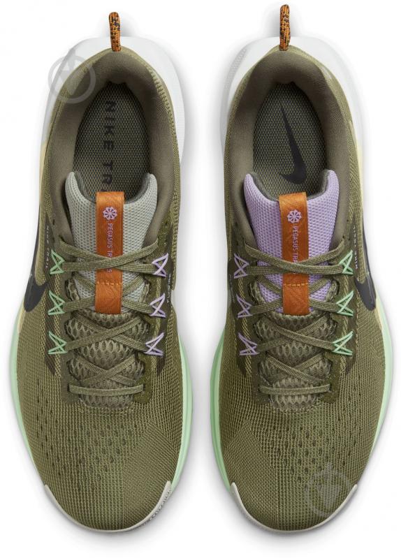 Кроссовки мужские демисезонные Nike REACTX PEGASUS TRAIL 5 DV3864-200 р.44 зеленые - фото 7