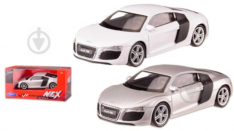 Автомодель Welly 1:43 Audi R8 в ассортименте 44025CW - фото 1