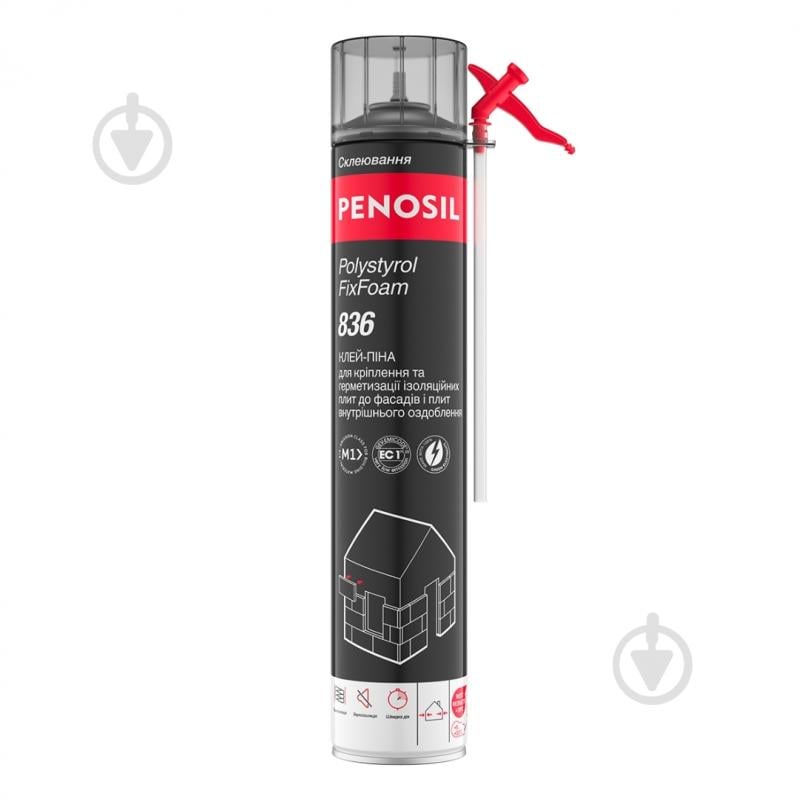 Піна-клей PENOSIL Polystyrol FixFoam 836 750 мл - фото 1