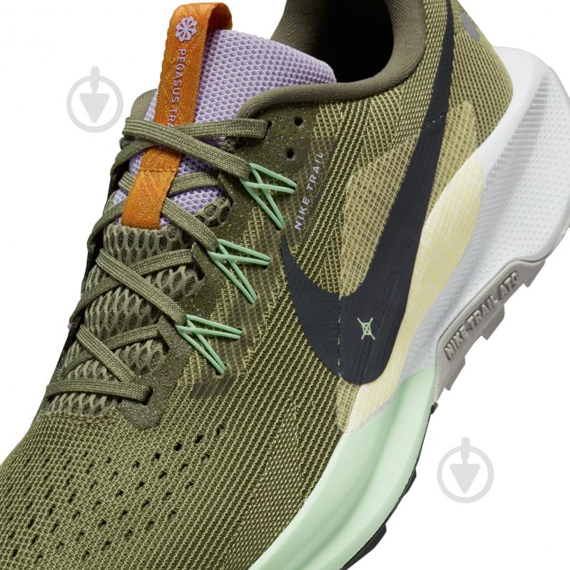 Кросівки чоловічі демісезонні Nike REACTX PEGASUS TRAIL 5 DV3864-200 р.41 зелені - фото 8