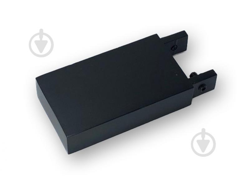 Комплект карниза Quadrum SQUARE одинарный 15/300 см белый/черный с белыми крючками - фото 2