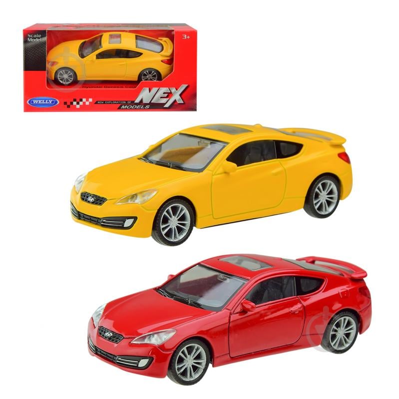 Автомодель Welly 1:43 HYUNDAI GENESIS COUPE в асортименті 44030CW - фото 1