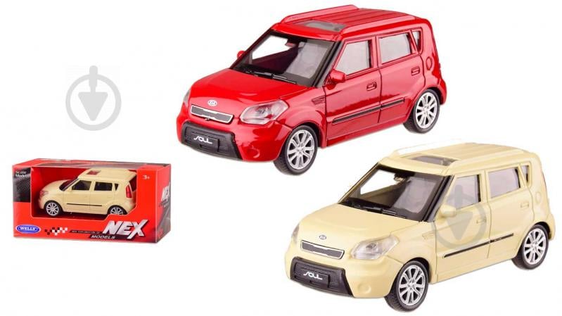 Автомодель Welly 1:43 KIA SOUL в асортименті 44031CW - фото 1