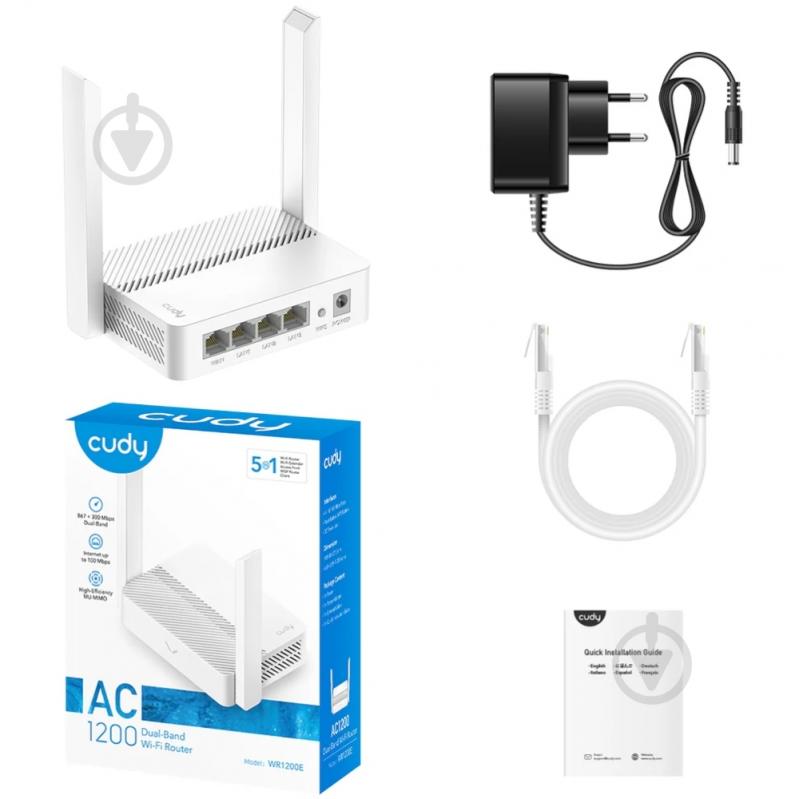 Wi-Fi-роутер Cudy WR1200E - фото 6