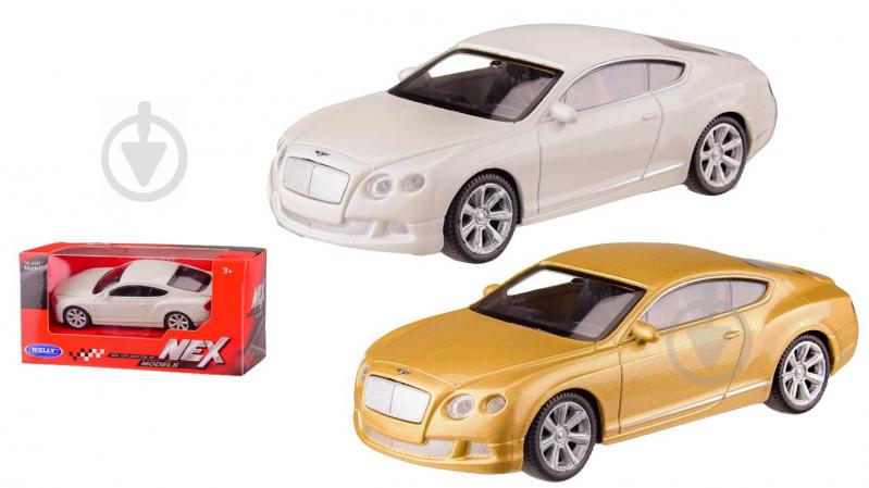 Автомодель Welly 1:43 BENTLEY CONTINENTAL GT в ассортименте 44036CW - фото 1