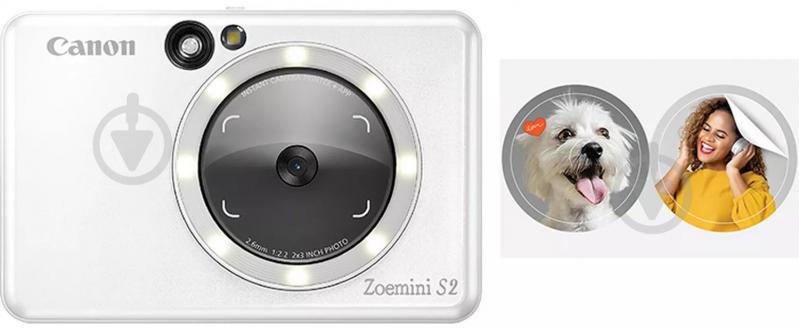 Портативний принтер Canon ZOEMINI S2 ZV223 White (4519C007) - фото 3