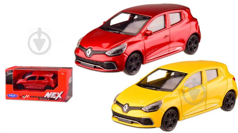 Автомодель Welly 1:43 RENAULT CLIO RS в ассортименте 44039CW - фото 1