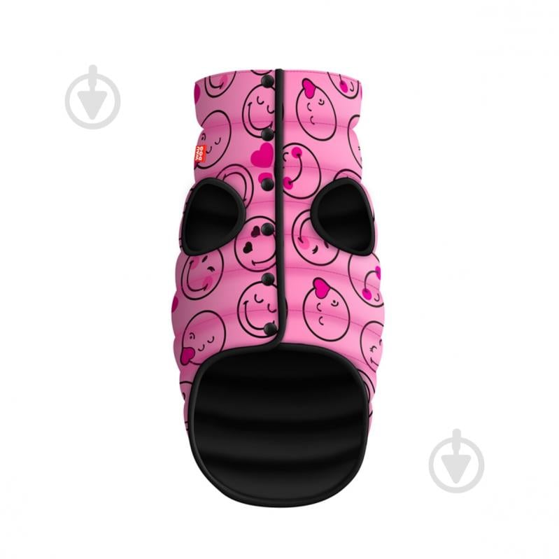 Куртка Waudog рисунок "Смайлы на розовом" XS25 В 37-40 см С 24-27 см - фото 1 Куртка Waudog рисунок "Смайлы на розовом" XS25 В 37-40 см С 24-27 см - фото 1