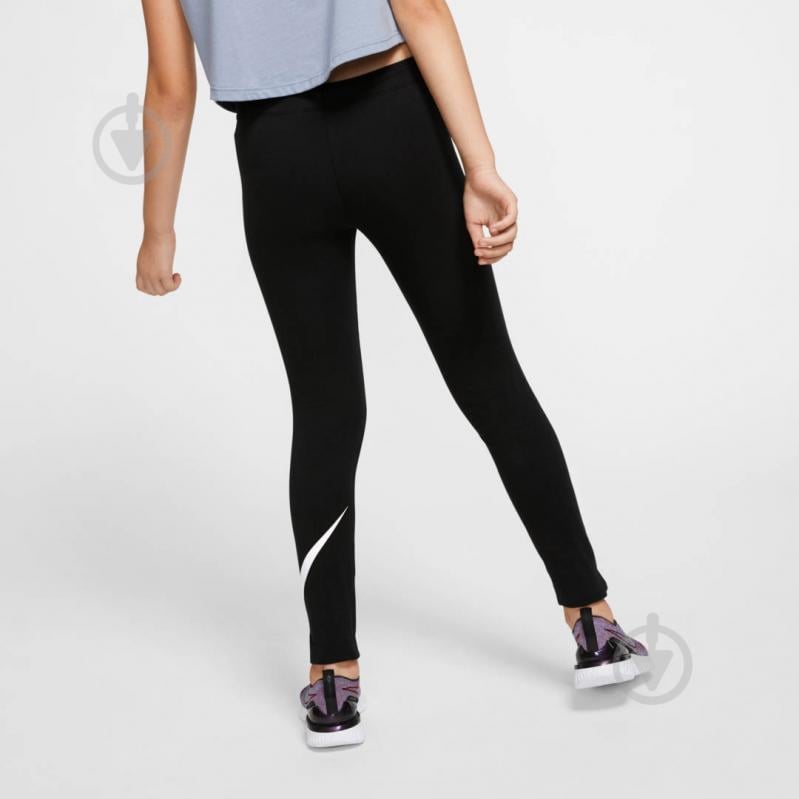 Лосини Nike G NSW FAVORITES SWSH TIGHT AR4076-010 чорний - фото 5